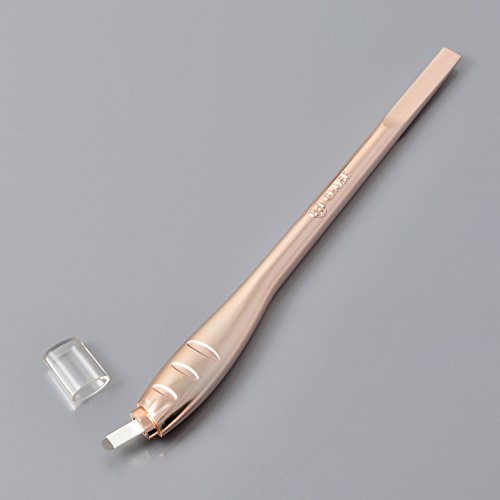 CHUSE M66 16 Curved 5pcs Disposable Microblading Pen With Sterile Microblades (Gold)