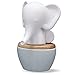 Elephant Aroma Diffuser | Small Ceramic and Porcelain Wicking Diffuser for Essential Oils | Subtle, Fresh Aroma for Home or Office | 15mL Reservoir, 2 Weeks per Fill | No Electricity or Water Required