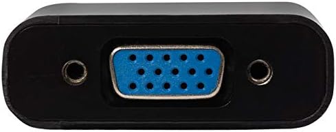Maplin Mini HDMI Male to VGA Female Adapter 3.5mm Jack USB Power Port, 0.15m Cable, Black - Image 4