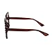 ROYAL GIRL Sunglasses For Women Oversized Square Luxury Crystal Frame Brand Designer Fashion Glasses (Brown-Gradient, 67)