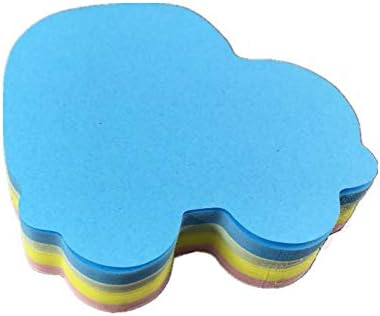 Cute Modeling Sticky Notes-4 Colors Self-Stick Notes-Writable Tape Flags-140 Sheets Memo Label Paper Car