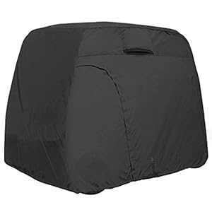 Explore Land 600D Waterproof Golf Cart Cover Universal Fits for Most Brand 2/4 Passenger Golf Cart