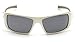 Pyramex Goliath Safety Eyewear, White Frame, Gray Lens