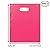 100 Pack 9" x 12" with 1.25 mil Thickness Pink Merchandise Plastic Glossy Retail Bags | Die Cut Handles | Perfect for Shopping, Party Favors, Birthdays, Children Parties | Color Pink | 100% Recyclable