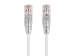 Monoprice Cat6 Ethernet Patch Cable - 20 feet - White | Snagless RJ45 Stranded 550MHz UTP CMR Riser Rated Pure Bare Copper Wire 28AWG - SlimRun Series primary
