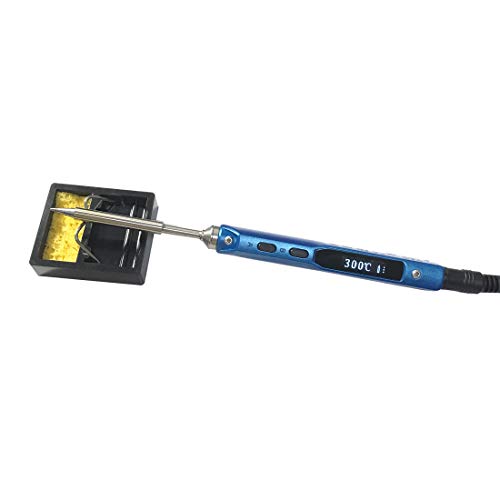 UY CHAN Upgraded Original TS100 Digital OLED Programmable Pocket-size Portable Soldering Iron Station Kit for Field Repair (Blue with B2 Tip) - Thumbnail 5