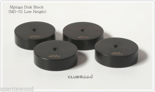 Mpingo Disk Block,md-01,feet Base,insulator Isolator,high-end Audio,clubwood