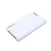 SLE-Tech 20000mAh Portable Charger External Battery Power Bank for iPhone 6 6S Plus 5S, iPad, Samsung Galaxy, Smart Phones and Tablets (White)