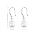 Miraculous Garden Womens 2 Pairs Silver Plated Shell Pearl Drop Earrings Dangle Earrings Sets Hook Style
