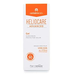 Heliocare Advanced Gel SPF 50 50ml / Lightweight Gel Sunscreen For Face / Daily UVA and UVB Anti-Ageing Sun Protection…