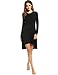 Ekouaer Sleepwear Womens Full Slip Lounge Sleep Dress Nightie (S-XL)