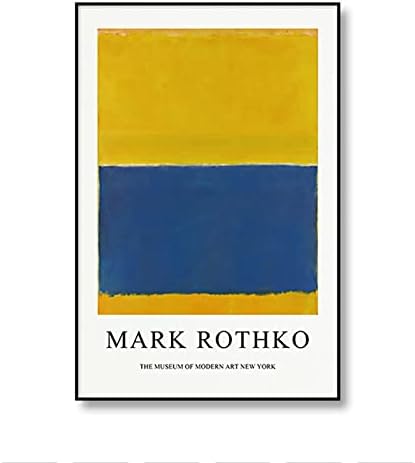 Amazon 装飾マーク ロスコ有名な抽象芸術プリントキャンバス絵画展壁ポスターモダンイメージ家の装飾リビングルーム 70x105cm1pcsフレームなし アートフレーム ポスター オンライン通販