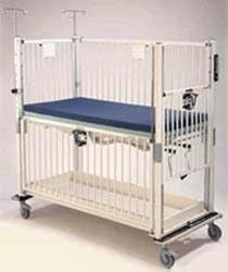 MSEC Crib, ICU Child Crib w/ Gatch Deck - 30in W x 60in L x 61in H