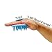 (2 Pack) Hair Shampoo Brush Head Scalp Massager Scrubber, Mold-free One-piece Solid Silicone, for Healthy Hair Growth Dry Scalp Dandruff, Adults Children Thick/thin Hair or Dogs Cats, WAKISAKI (Blue)