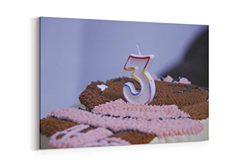image for Generic Unlit Candle Cake Candle Birthday and Candle 3 - Canvas Wall A