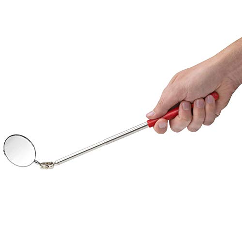 HARDK Telescoping Inspection Mirror Magnetic Pick-Up mechanics Tool Set - 360 Swivel for Extra Viewing pickup Dead Angle, Line of Sight Obstacle Area