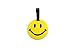 Finex 4 Pcs Set Emoji Smiley Face Smiling Silicone Travel Luggage Baggage Identification Labels ID Tag for Bag Suitcase Plane Cruise Ships with Belt Strap