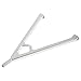 Aluminum Silver Front Chassis Linkage Y-Link Tree for 1/10 AXIAL SCX10 Rock Crawler Wrangler