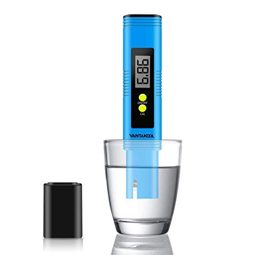 VANTAKOOL Digital PH Meter, PH Meter 0.01 PH High Accuracy Water Quality Tester with 0-14 PH Measurement Range for Household Drinking, Pool and Aquarium Water PH Tester Design with ATC (Blue) - Thumbnail 7