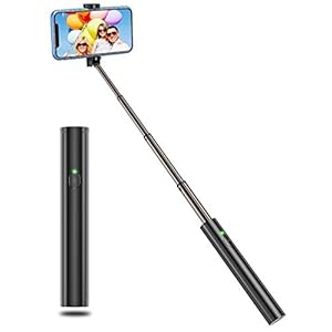 Vproof Monopod Selfie Stick Bluetooth, Lightweight Aluminum All in One Extendable Selfie Sticks Compact Design…