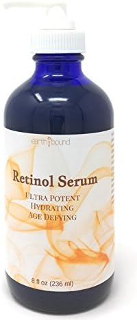 Earthbound Naturals Retinol Serum | 8 oz | Organic Professional Grade Serum | Hydrating &amp; Age Defying Serum with Vitamin C
