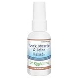 King Bio Homeopathic Natural Medicine Back Muscle and Joint Relief 2 oz