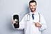Protective & Portable Case Fits for 3M Littmann Classic III Monitoring Stethoscope, Accessories Holder for Reflex Hammer, Pen Light & Other Supplies, Bag for Nurse, Doctor - Black&Carton