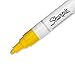 SHARPIE Sanford Oil-Based Paint Marker, Medium Point, Yellow, 1 Count - Great for Rock Painting (35554)