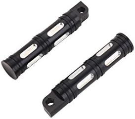 VBROS Billet Aluminum CNC Edge Cut Rear Front male Mount Foot Pegs For Harley Davidson