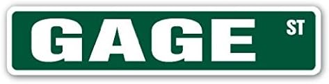 GAGE Street Sticker Name Kids Childrens Room Door Bedroom Girls Boys Gift - Sticker Graphic - Sticks to any smooth surface