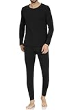 Men’s Soft Thermal Underwear Set Cotton Long Johns Underwear Base Layer Top and Bottom