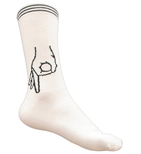 The Circle Game Funny Meme Socks (White)