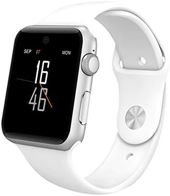 haixclvyE LF07 1.54Inch HD Smart Watch Phone,Bluetooth Activity Tracker Pedometer Sports Smart Watch for Android iOS White