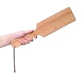 Bamboo Paddle, 14.2inch Light Weight and Super Durable with Smooth Finish Paddle