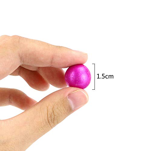 Faxco 90Pcs Coloured Game Marbles, Glass Marbles Bulk, Checkers Glass Marbles, Fishbowl Ornaments, Glass Marbles Toys - Thumbnail 2