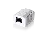 Equip 235211 - Adaptador de cable Ethernet (Cat.6, RJ-45, femenino), blanco