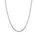 Sterling Silver 1.3mm Diamond-Cut Rope Chain Necklace Solid Italian Nickel-Free, 14-36 Inch