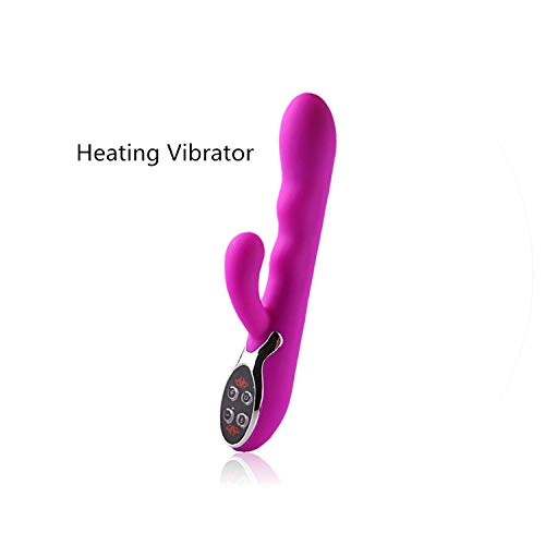 Women Adult Products 10 Frequency Vibration Heated, Silicone Waterproof Mute Double Vibrating, Funny Toys Woman,Rose Red,s Physiotherapy S