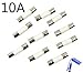 Ketofa Bluecell pack of 10 pcs T10a 10A 250V Ceramic Fuses 5 x 20 mm (10amp)