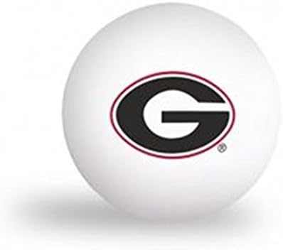 NCAA University of Georgia Bulldogs 6 pack Ping Pong Balls