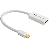 BlueRigger Premium Mini DisplayPort to HDMI Male to Female Adaptor Cable (15cm) - MacBook Pro/Air - with HD Audio