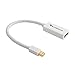 BlueRigger Mini DisplayPort to HDMI Female Adaptor Cable ((Mini DP/Thunderbolt to HDMI Cable) - Compatibe with MacBook Pro/Air - with HD Audio