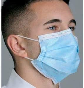 50 PCS Face Mouth Cover DisposĂ ble EarloopFace MĂ sks Guard Tool Surgical Masque Anti Pollution 3 Layers for Protection