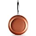 NuWave Duralon Healthy Hard Anodized Ceramic Non Stick Fry Pan Dishwasher Safe Induction Compatible Skillet 9 Inches