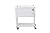 Sunjoy 60 quart Wheeled Beverage Cooler with Faux White Wood Finish with Shelf