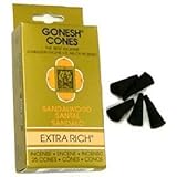 Sandalwood - Gonesh Incense Cones - Pack of 25