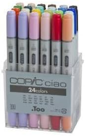 Too Copic Ciao 24 Color Marker Set