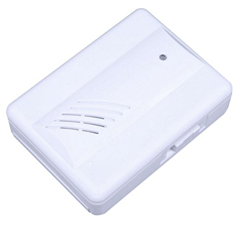 Hooshion® Entry Door Bell Alarm Chime Doorbell Wireless Motion Sensor Detector Split Alarm Infrared Patrol Driveway Alert System (Transmitter & Receiver)