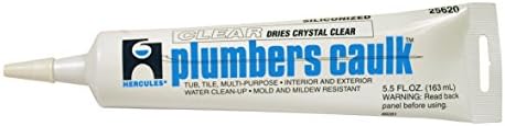 Oatey 25620 Hercules 5.5-Ounce Clear Tube Plumber's Caulk