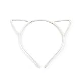 Angelakerry Cat Ear Girl Metal Black Headband Simple Fashion DIY Wholesale